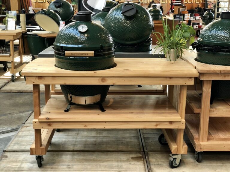 Douglas tafel + Big Green Egg XL BBQ Experience Center BBQ